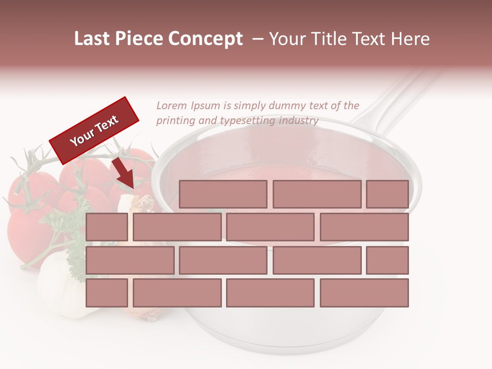 A Pot Of Tomato Soup Next To Some Vegetables PowerPoint Template