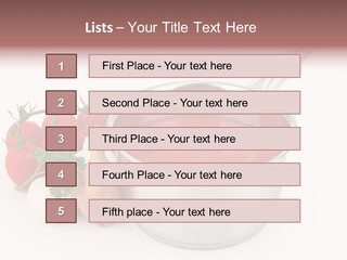 A Pot Of Tomato Soup Next To Some Vegetables PowerPoint Template