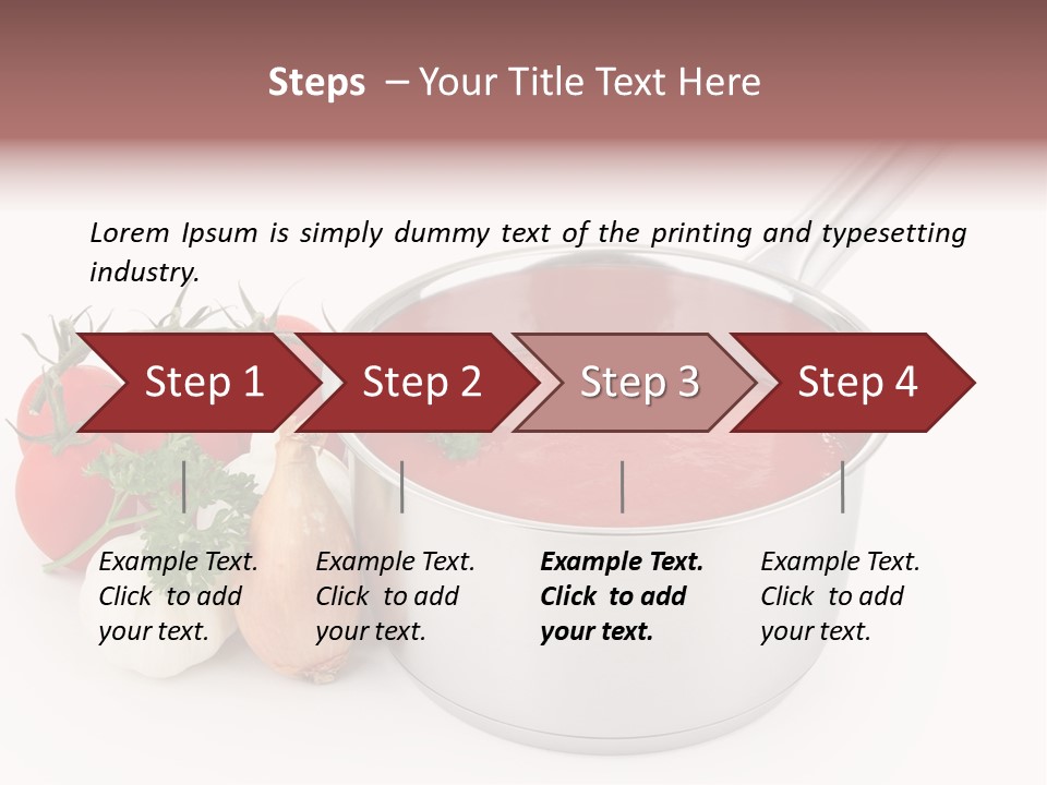 A Pot Of Tomato Soup Next To Some Vegetables PowerPoint Template
