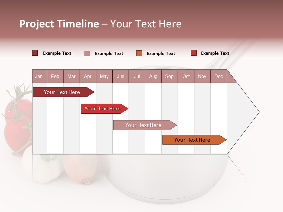 A Pot Of Tomato Soup Next To Some Vegetables PowerPoint Template
