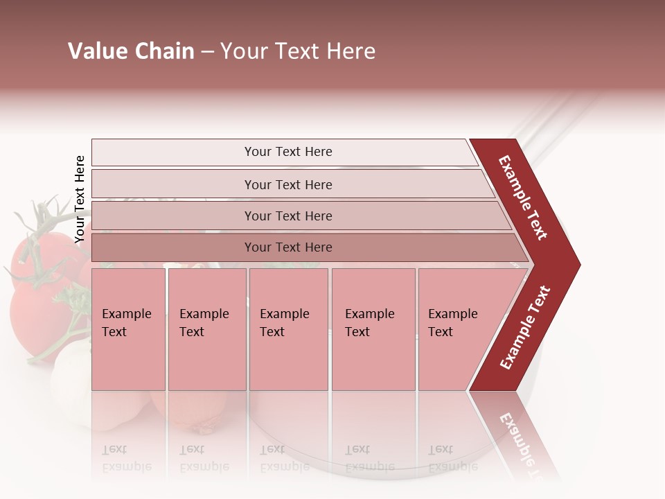 A Pot Of Tomato Soup Next To Some Vegetables PowerPoint Template