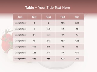 A Pot Of Tomato Soup Next To Some Vegetables PowerPoint Template