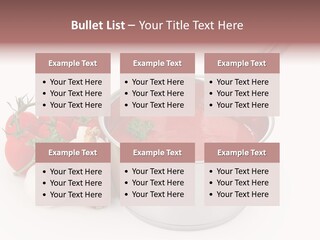 A Pot Of Tomato Soup Next To Some Vegetables PowerPoint Template