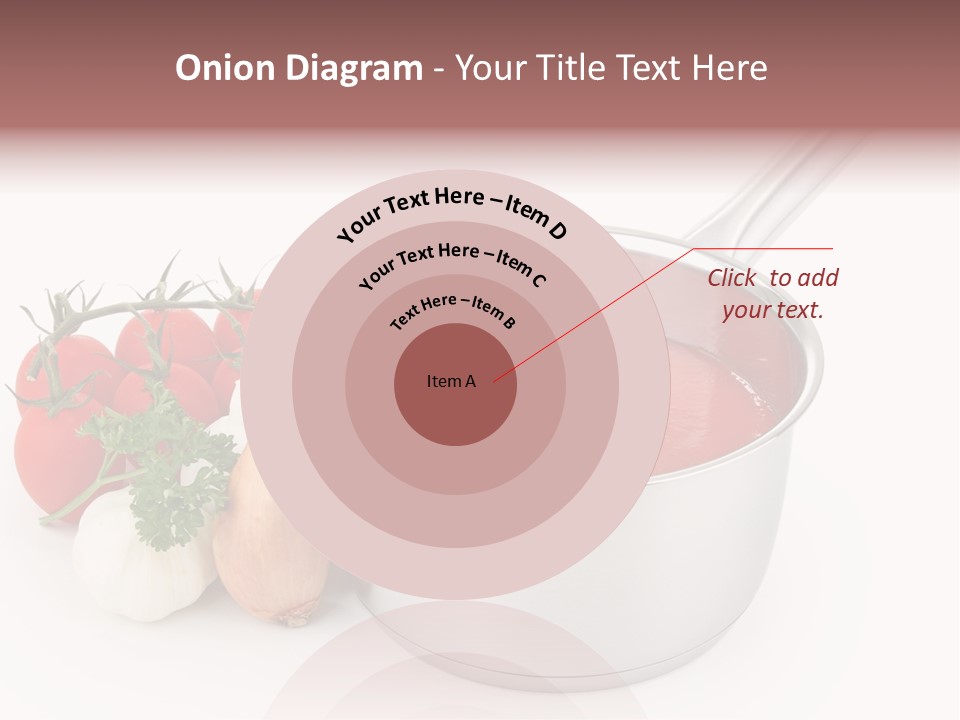 A Pot Of Tomato Soup Next To Some Vegetables PowerPoint Template