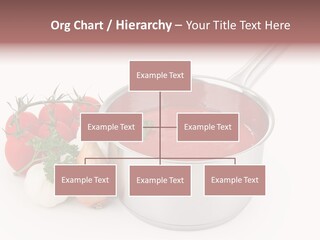 A Pot Of Tomato Soup Next To Some Vegetables PowerPoint Template