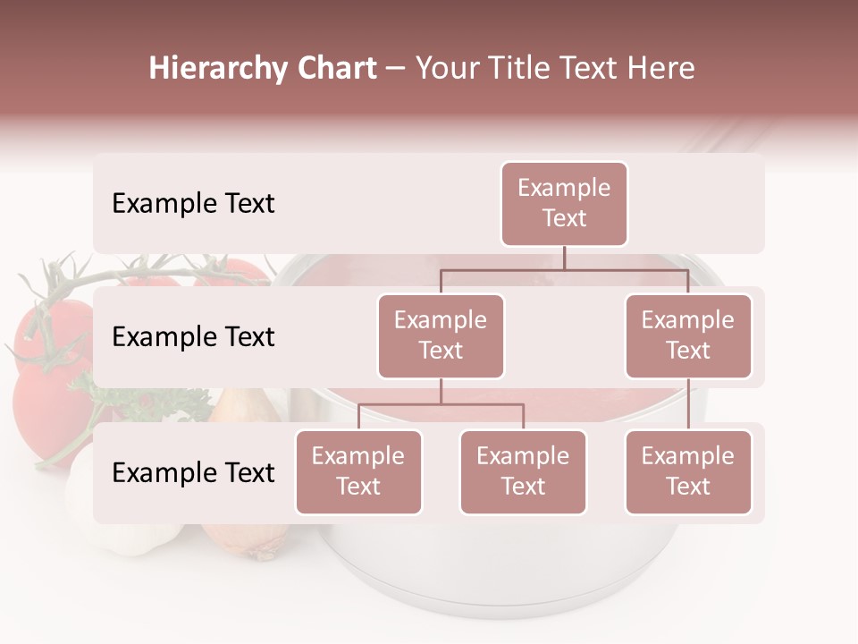 A Pot Of Tomato Soup Next To Some Vegetables PowerPoint Template