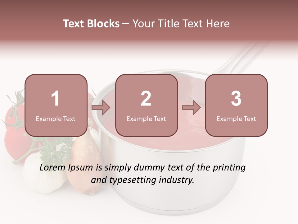 A Pot Of Tomato Soup Next To Some Vegetables PowerPoint Template