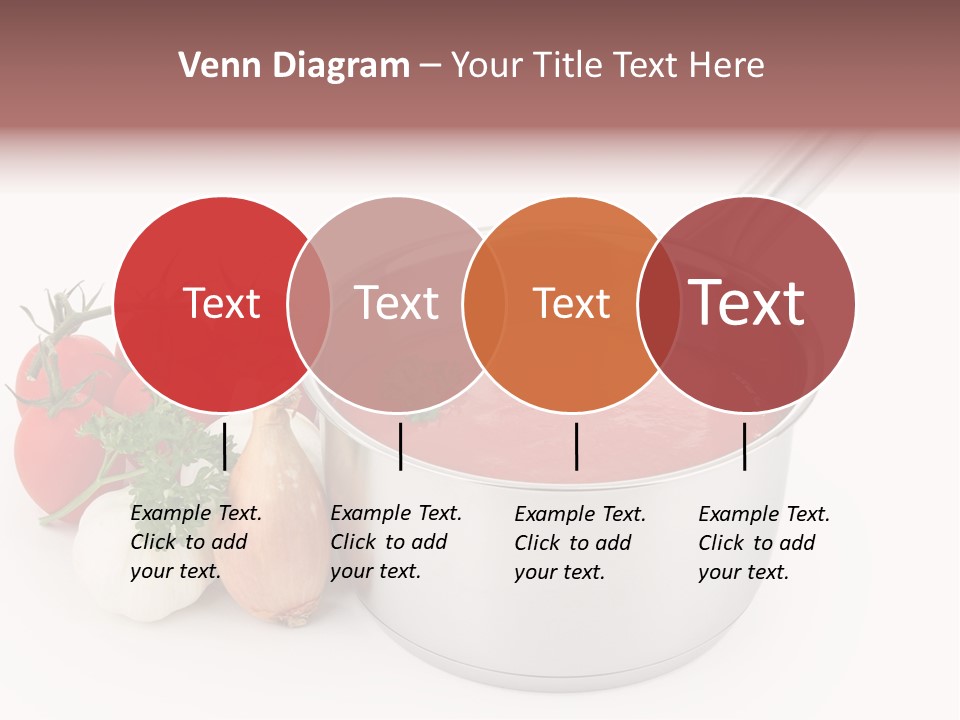A Pot Of Tomato Soup Next To Some Vegetables PowerPoint Template