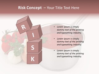 A Pot Of Tomato Soup Next To Some Vegetables PowerPoint Template