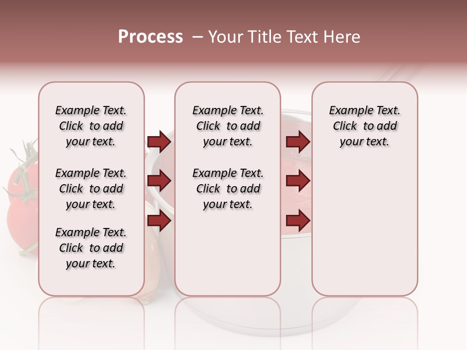 A Pot Of Tomato Soup Next To Some Vegetables PowerPoint Template