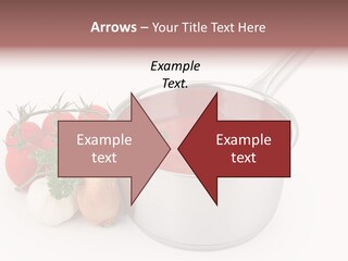 A Pot Of Tomato Soup Next To Some Vegetables PowerPoint Template
