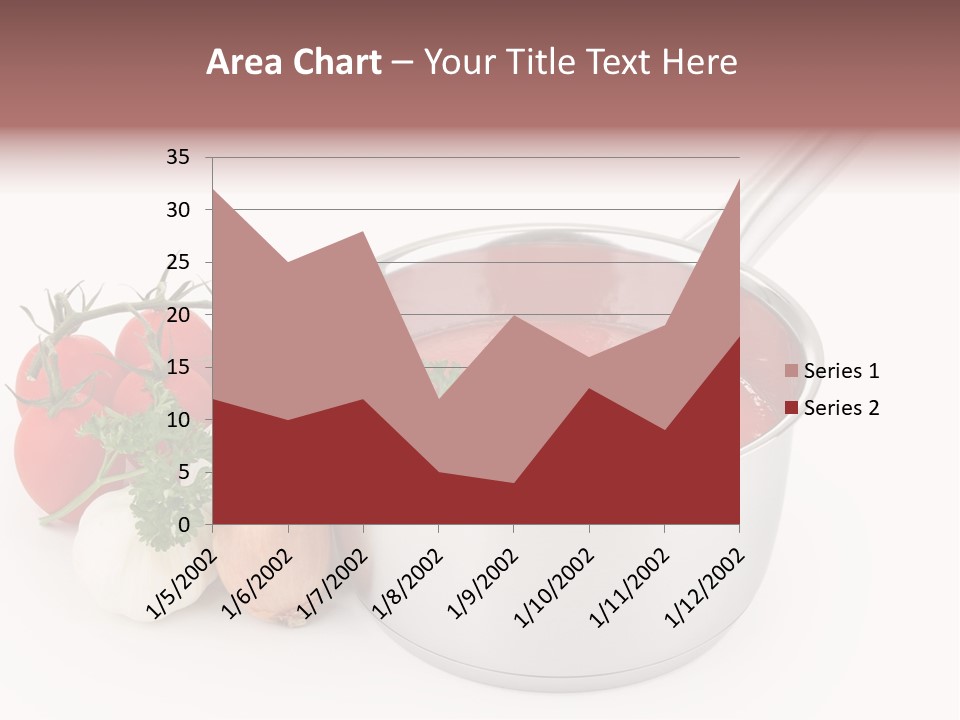 A Pot Of Tomato Soup Next To Some Vegetables PowerPoint Template