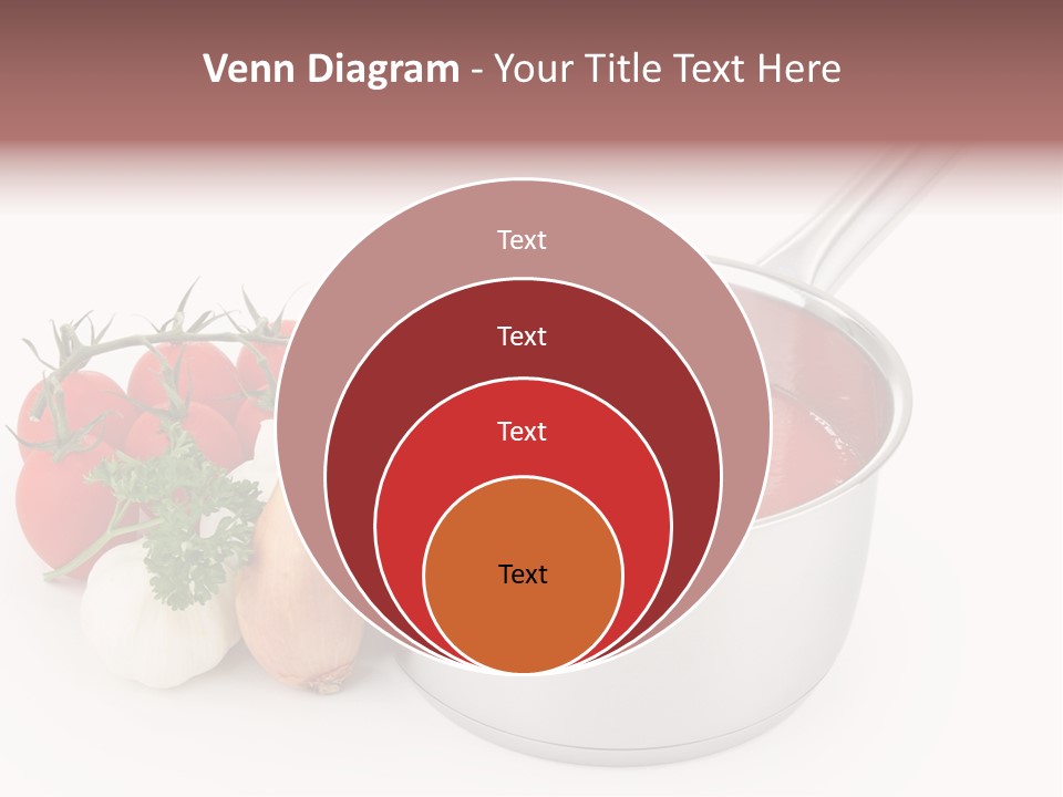 A Pot Of Tomato Soup Next To Some Vegetables PowerPoint Template