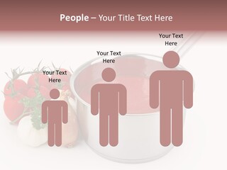A Pot Of Tomato Soup Next To Some Vegetables PowerPoint Template
