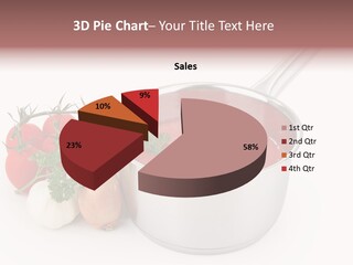 A Pot Of Tomato Soup Next To Some Vegetables PowerPoint Template