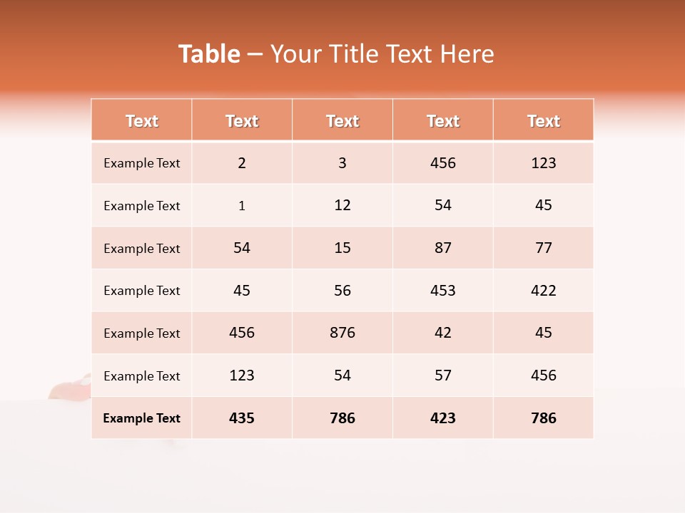 Fresh Bowl Dessert PowerPoint Template
