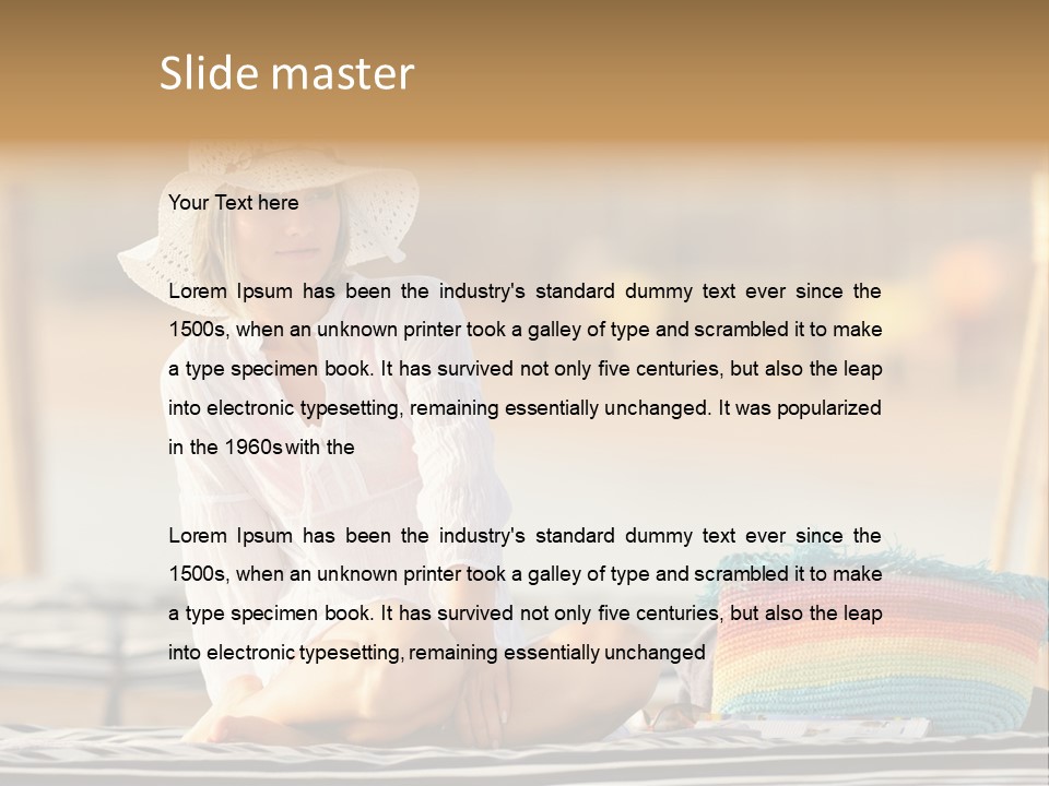 Light Advertising Makeup PowerPoint Template