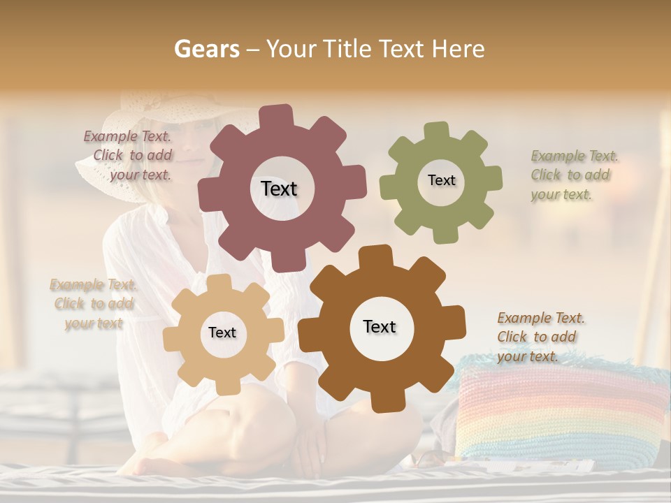 Light Advertising Makeup PowerPoint Template