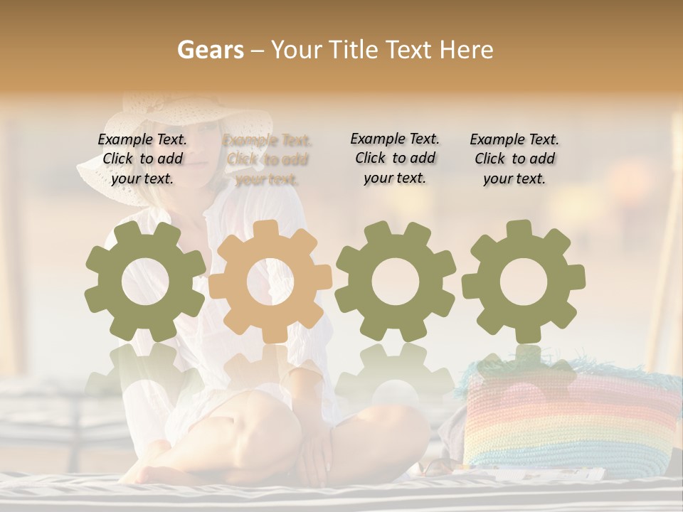 Light Advertising Makeup PowerPoint Template