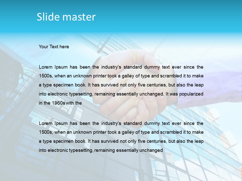 Office Agreement Women PowerPoint Template