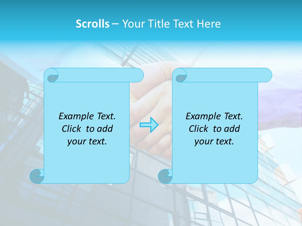 Office Agreement Women PowerPoint Template