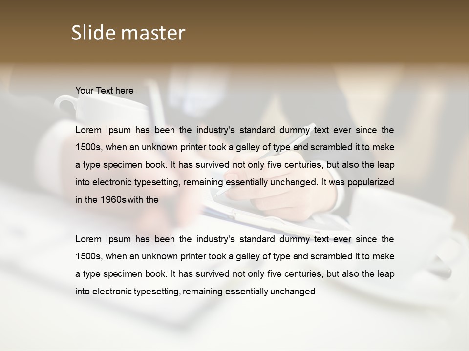 Review Personal Briefing PowerPoint Template