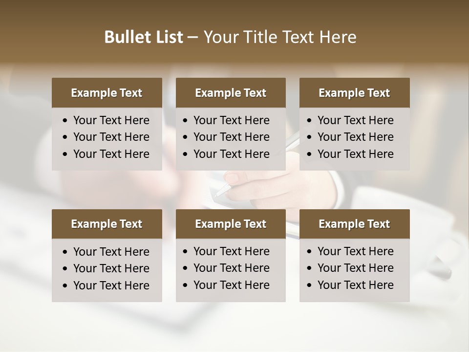 Review Personal Briefing PowerPoint Template