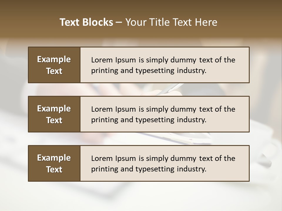 Review Personal Briefing PowerPoint Template