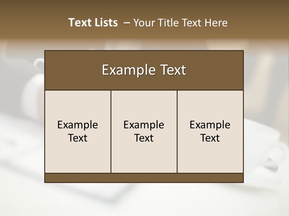 Review Personal Briefing PowerPoint Template