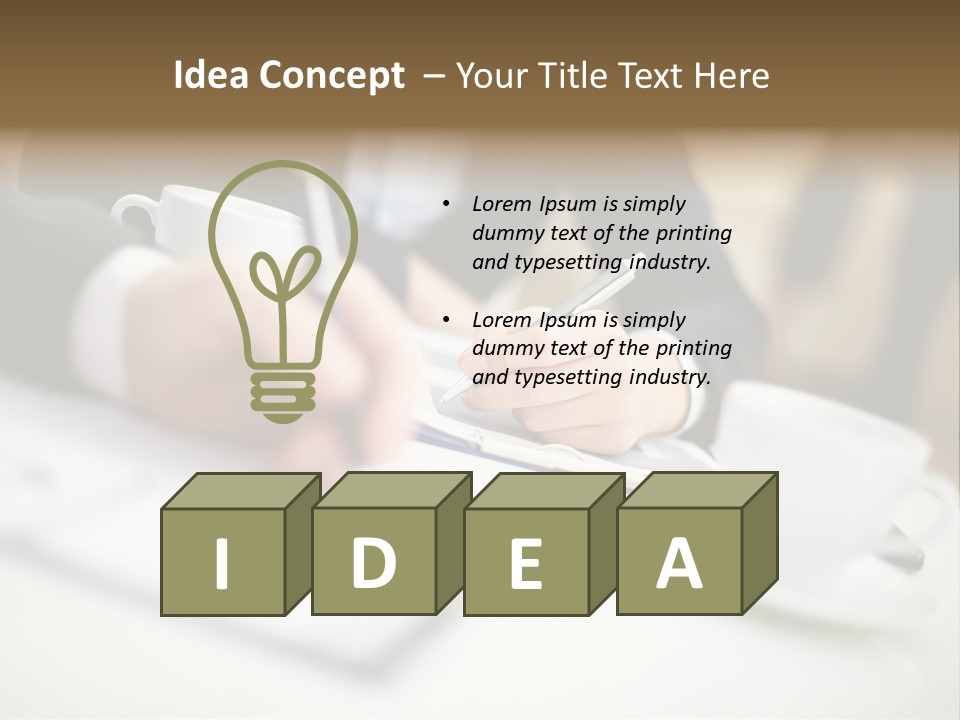 Review Personal Briefing PowerPoint Template