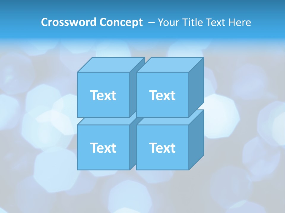 A Blue Boke Of Lights Powerpoint Presentation PowerPoint Template