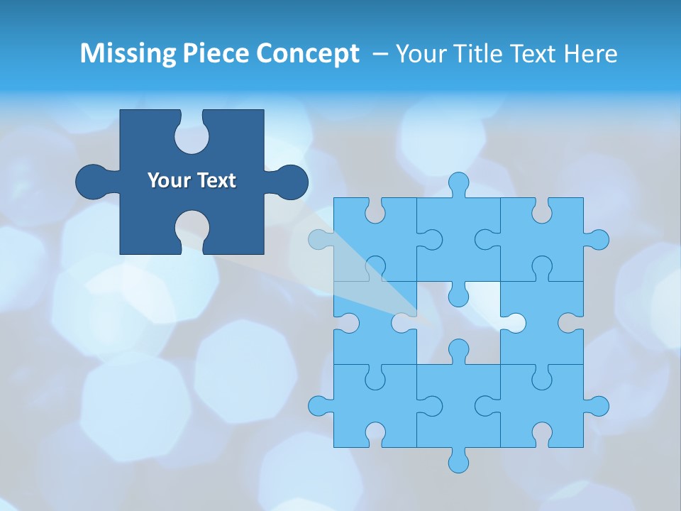 A Blue Boke Of Lights Powerpoint Presentation PowerPoint Template