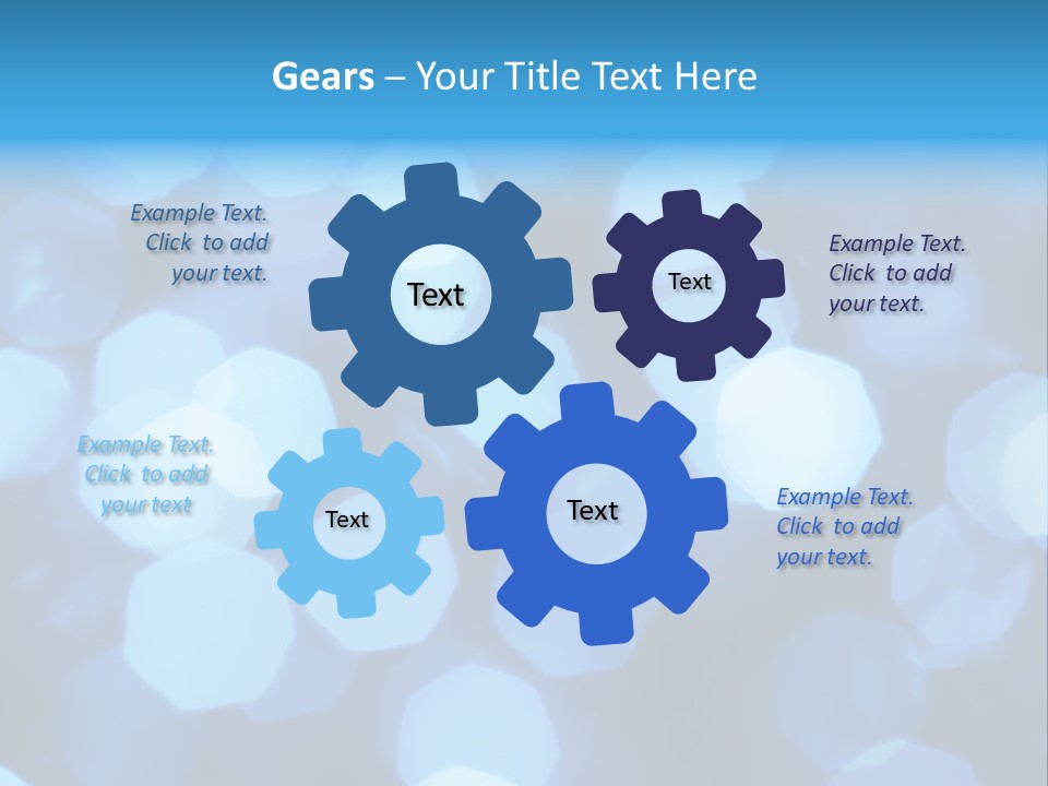 A Blue Boke Of Lights Powerpoint Presentation PowerPoint Template