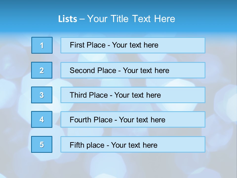 A Blue Boke Of Lights Powerpoint Presentation PowerPoint Template
