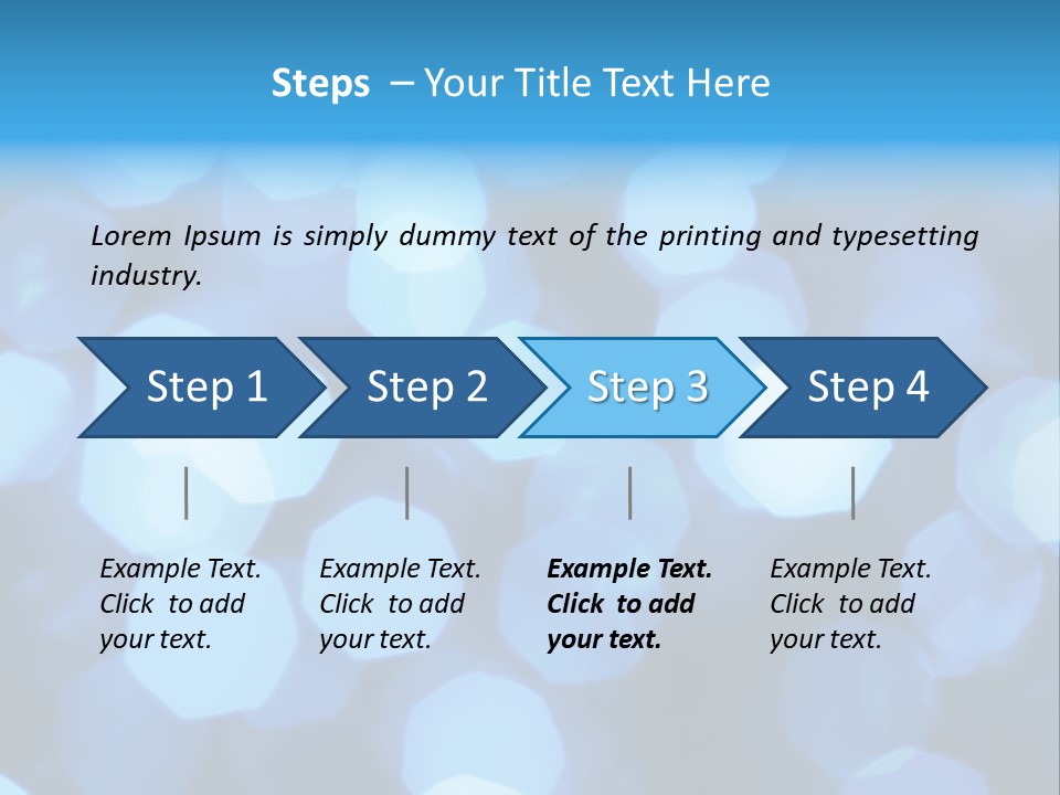 A Blue Boke Of Lights Powerpoint Presentation PowerPoint Template