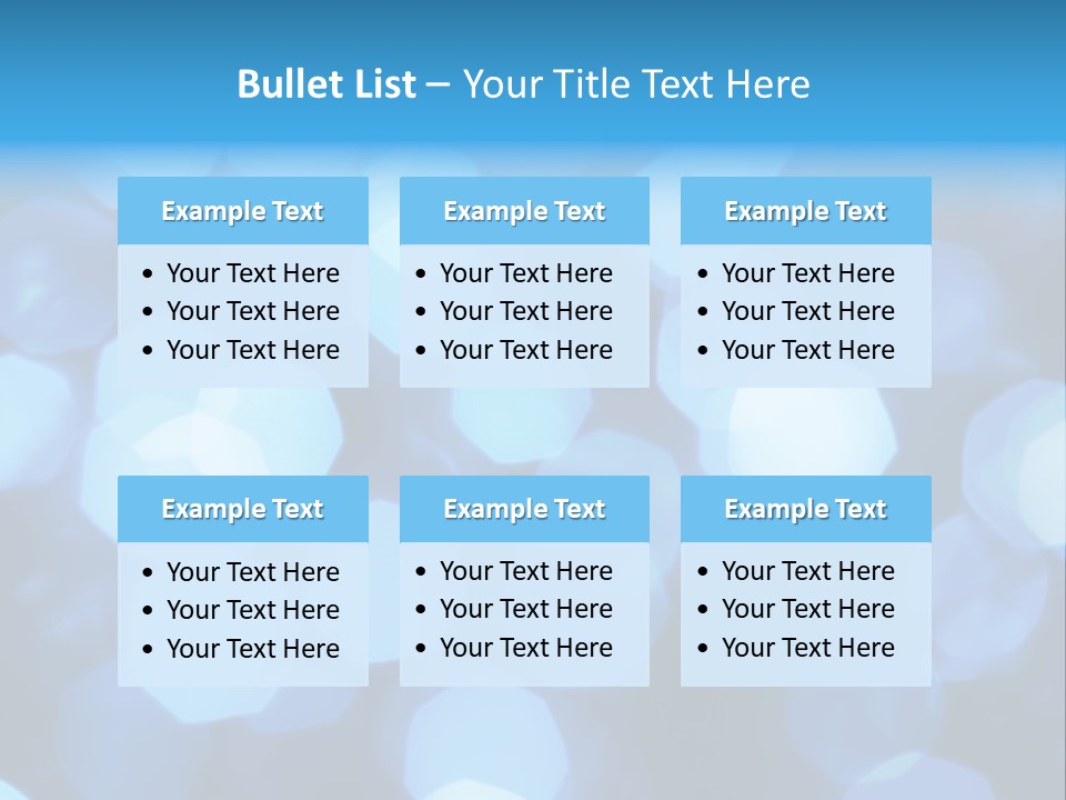 A Blue Boke Of Lights Powerpoint Presentation PowerPoint Template