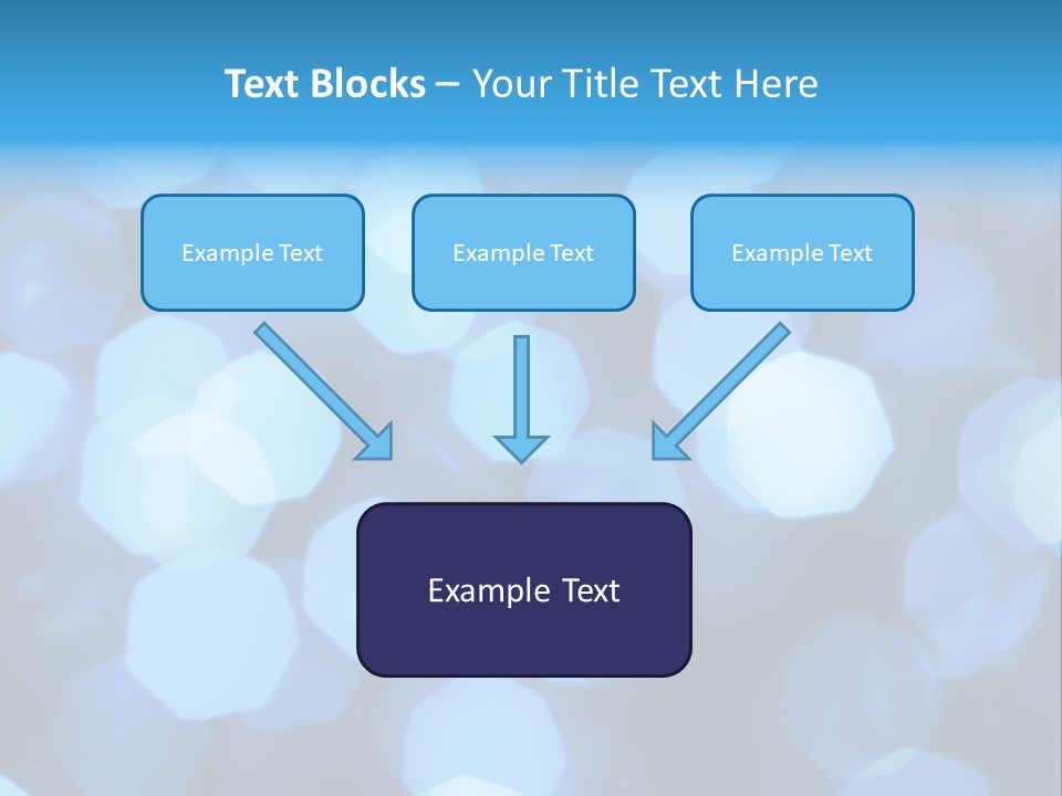 A Blue Boke Of Lights Powerpoint Presentation PowerPoint Template
