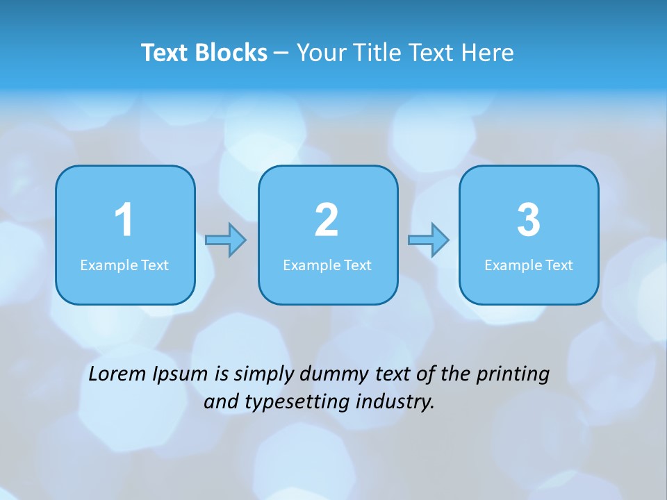 A Blue Boke Of Lights Powerpoint Presentation PowerPoint Template