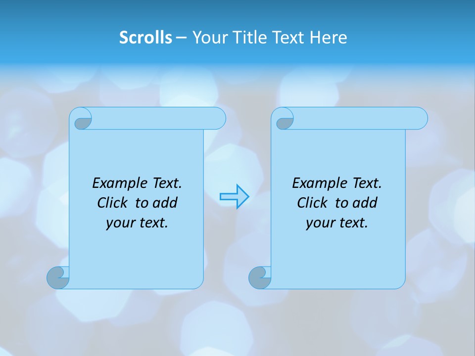 A Blue Boke Of Lights Powerpoint Presentation PowerPoint Template