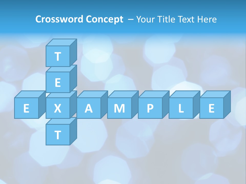 A Blue Boke Of Lights Powerpoint Presentation PowerPoint Template