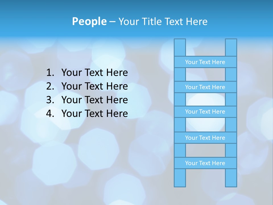 A Blue Boke Of Lights Powerpoint Presentation PowerPoint Template