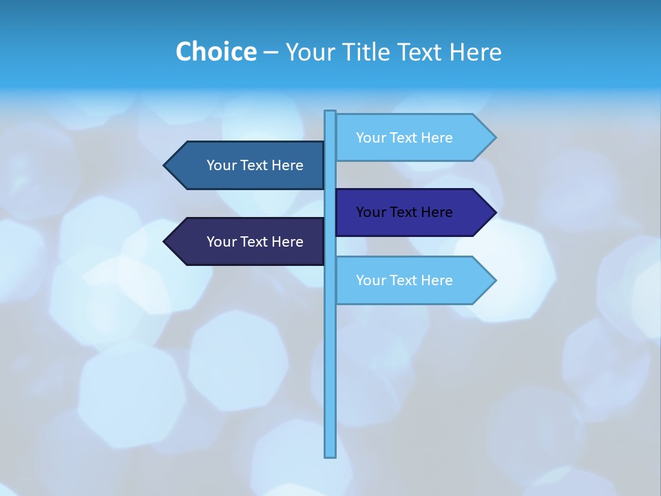 A Blue Boke Of Lights Powerpoint Presentation PowerPoint Template