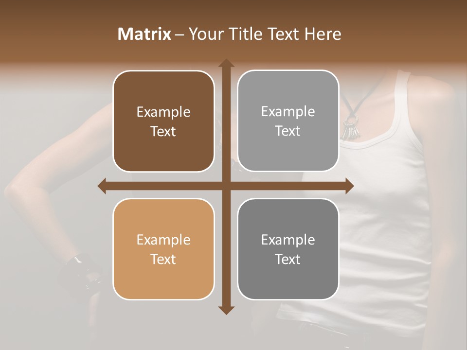 Shirt Lingerie Waistshot PowerPoint Template