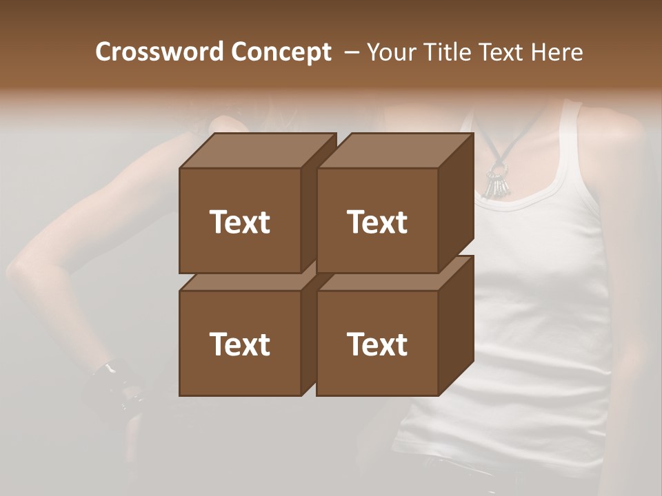 Shirt Lingerie Waistshot PowerPoint Template