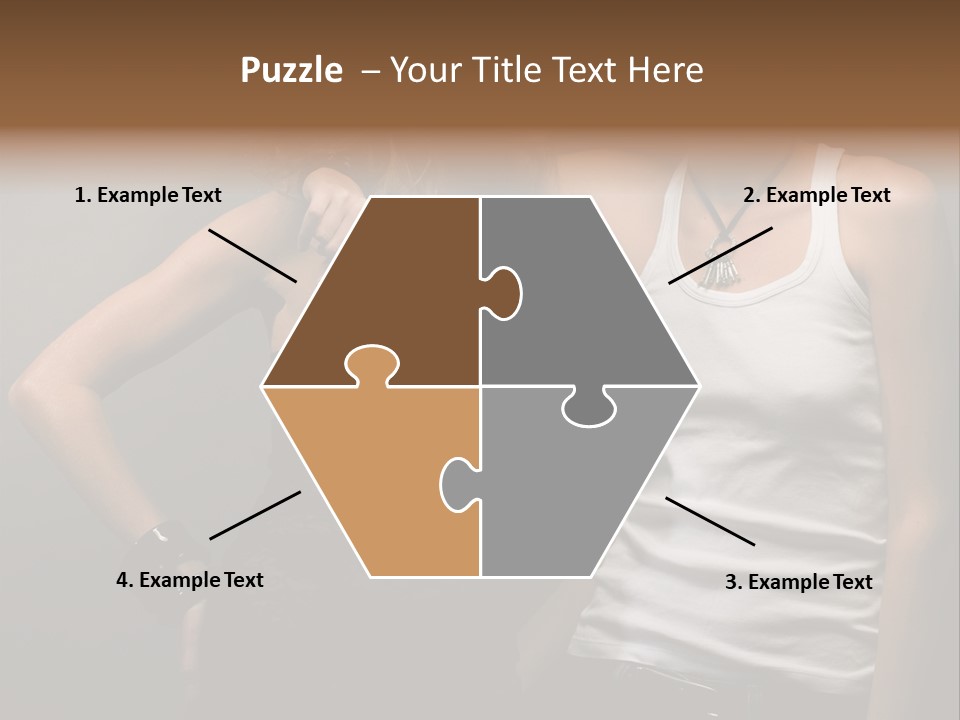 Shirt Lingerie Waistshot PowerPoint Template