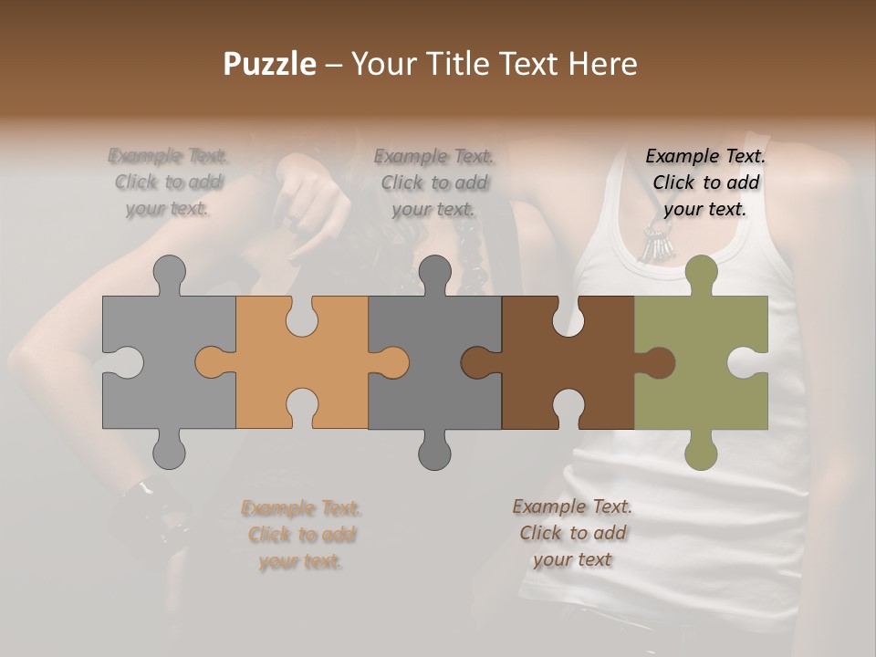 Shirt Lingerie Waistshot PowerPoint Template