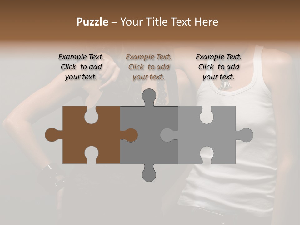 Shirt Lingerie Waistshot PowerPoint Template