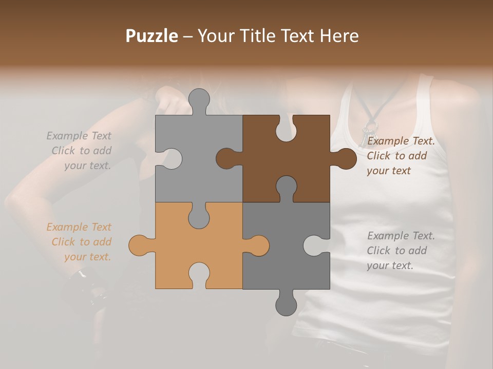 Shirt Lingerie Waistshot PowerPoint Template