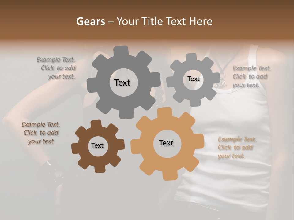 Shirt Lingerie Waistshot PowerPoint Template