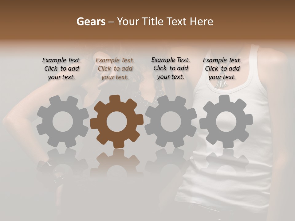 Shirt Lingerie Waistshot PowerPoint Template